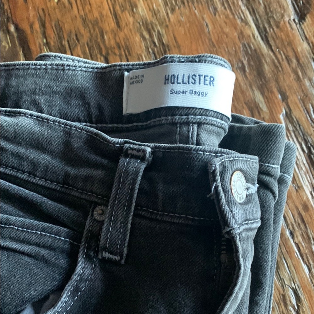 Hollister Super Baggy Jeans - Black Men's 28 x30
